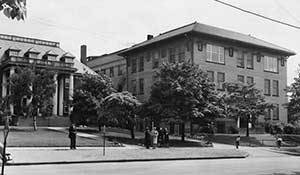 View of Fairview Hospital